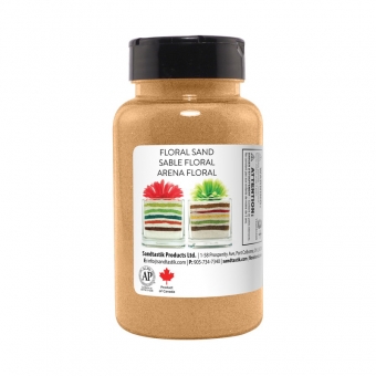 Floral Colored Sand - Mocha Latte - 22 oz (623 g) Bottle